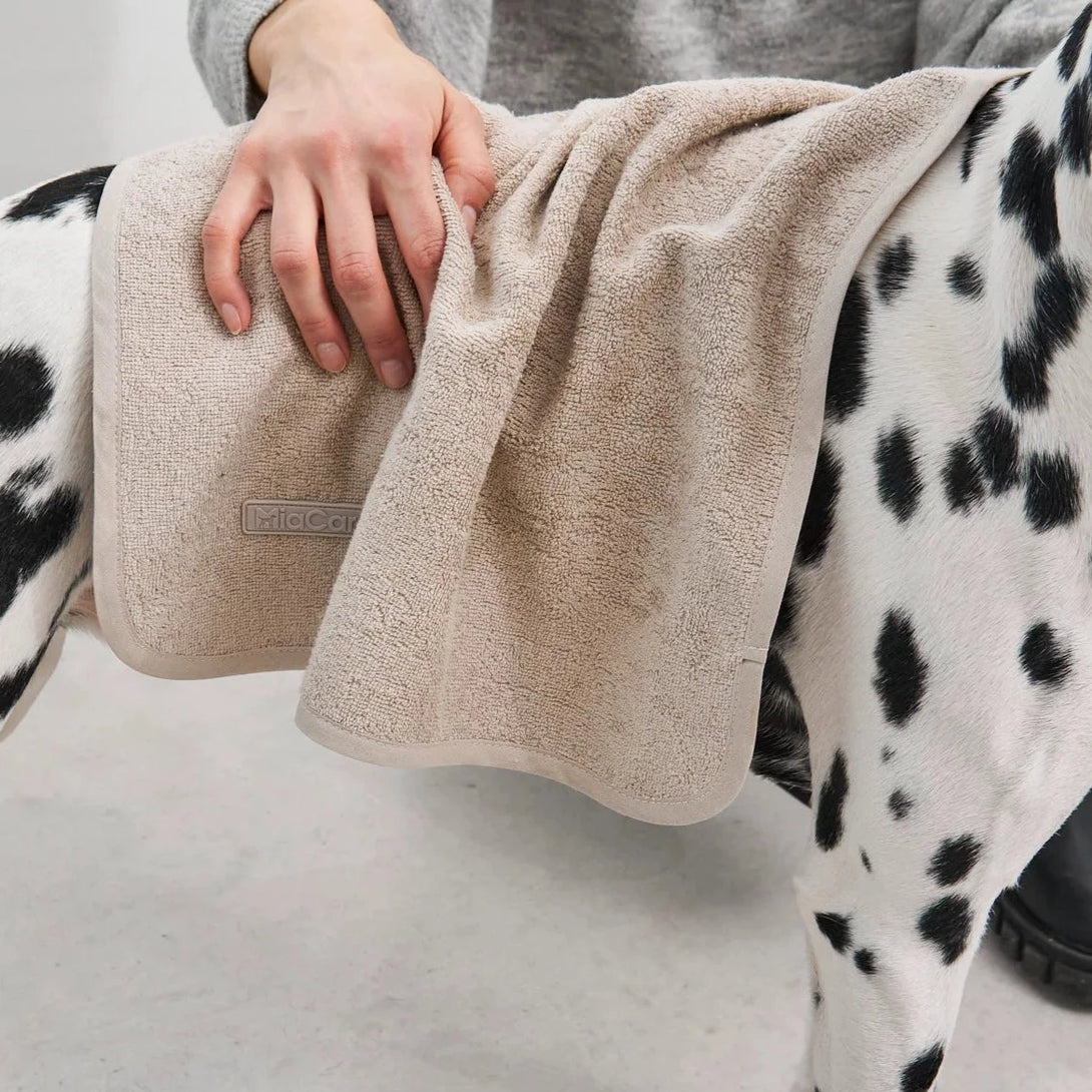 MiaCara Secco Dog Towel Beige