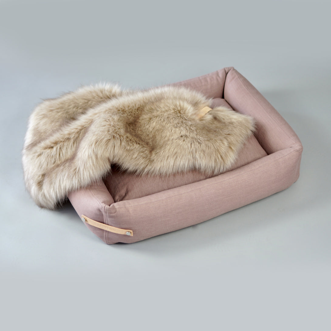 Labbvenn Dog Blanket FORA Capuccino faux fur